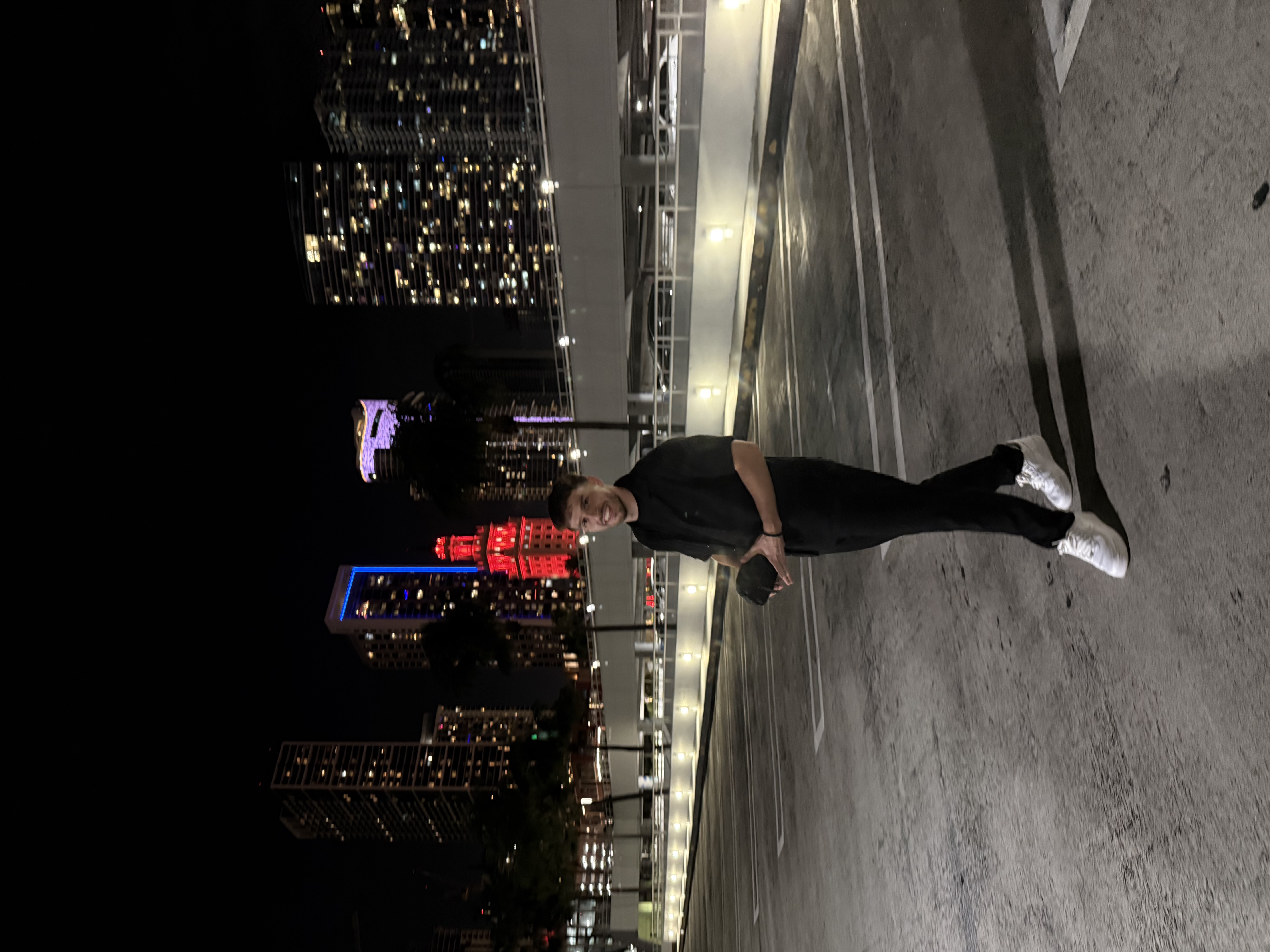 Stefan – Rooftop at night